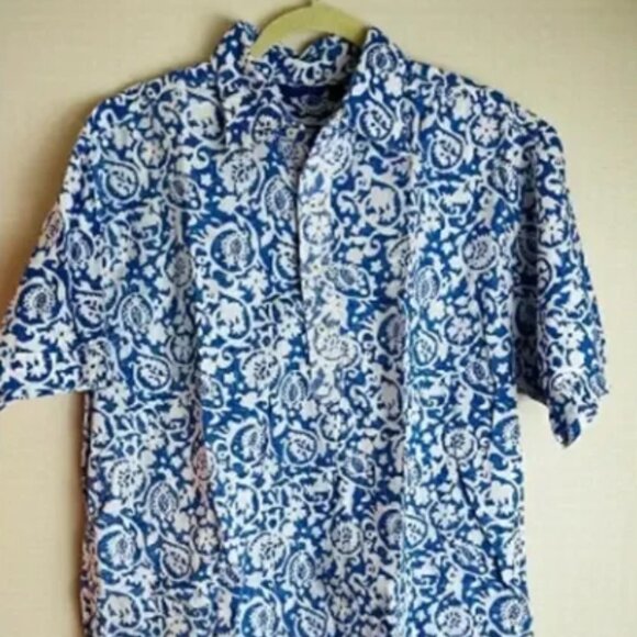 Other - 𝅺floral print men shirt size XL